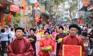 'Tết Việt - Tết Phố 2023' tại Phố cổ Hà Nội tái hiện lại nhiều nghi lễ Tết cổ truyền