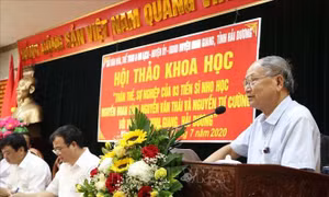 Tôn vinh 3 vị Tiến sĩ Nho học họ Nguyễn ở Ninh Giang