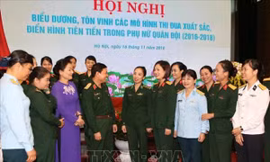 Tôn vinh các mô hình thi đua xuất sắc trong phụ nữ quân đội