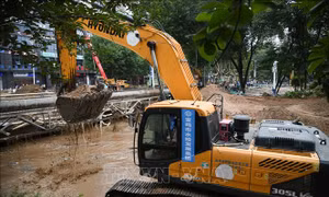 Trên 30 người mất tích sau lũ quét ở Trung Quốc