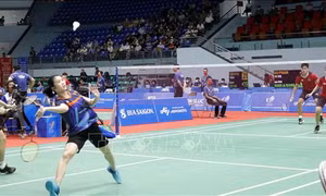 Đội tuyển Cầu lông Việt Nam tiếp tục thi đấu nội dung đơn nam và đôi nam ở vòng tứ kết