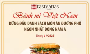 Bánh mì đứng đầu danh sách món ăn đường phố ngon nhất Đông Nam Á