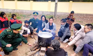 Xuân ấm biên cương