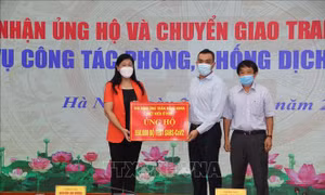 Hà Nội tiếp nhận ủng hộ công tác phòng, chống dịch