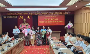 Vĩnh Phúc: Phát động Giải báo chí về xây dựng Đảng năm 2023