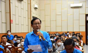 Tiếp xúc cử tri: Người lao động quan tâm đến chính sách hỗ trợ về nhà ở