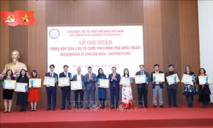 Ghi nhận đóng góp của các tổ chức phi chính phủ nước ngoài năm 2023