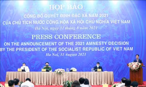 Họp báo công bố Quyết định đặc xá năm 2021 của Chủ tịch nước