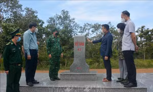 Xây dựng đường biên giới Việt Nam - Campuchia hòa bình, hữu nghị, hợp tác và phát triển
