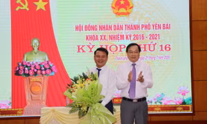 Ông Trần Việt Dũng được bầu làm Phó Chủ tịch UBND TP Yên Bái