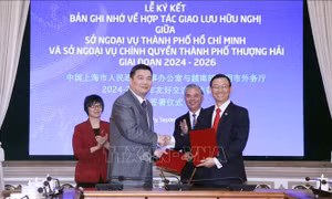 Sở Ngoại vụ TP Hồ Chí Minh và Sở Ngoại vụ TP Thượng Hải ký kết hợp tác