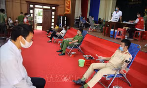 Cán bộ, chiến sỹ Công an tỉnh Đắk Nông hiến hơn 200 đơn vị máu an toàn trong đại dịch COVID-19