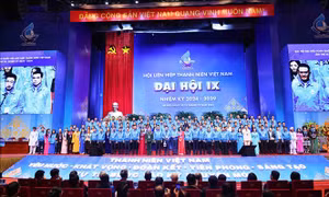 Bế mạc Đại hội IX Hội Liên hiệp Thanh niên Việt Nam