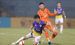 V.League 1-2023: Câu lạc bộ Hà Nội 'chia điểm' trên sân nhà