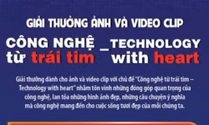 Giải thưởng ảnh và video clip 'Công nghệ từ trái tim'