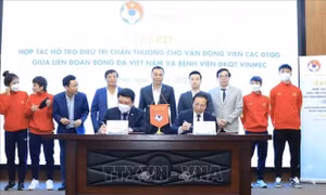 Các đội tuyển bóng đá quốc gia được hỗ trợ y tế trong 3 năm
