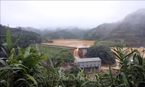 Lưu lượng nước về hồ Nhà máy thủy điện Bắc Khê 1 (Lạng Sơn) đã giảm