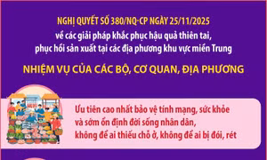 Nghị quyết số 380/NQ-CP về các giải pháp khắc phục hậu quả thiên tai ở miền Trung