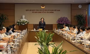 Phó Chủ tịch Quốc hội Nguyễn Thị Hồng làm việc với Thường trực Ủy ban Kinh tế và Tài chính
