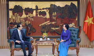 Phó Thủ tướng Phạm Thị Thanh Trà tiếp Đại sứ Trung Quốc