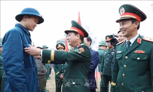 Giao quân đợt 1 tại Quân khu 2: Tiếp nhận, vận chuyển chiến sĩ mới chu đáo