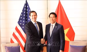 Chủ tịch nước Lương Cường tiếp Ngoại trưởng Hoa Kỳ Marco Rubio