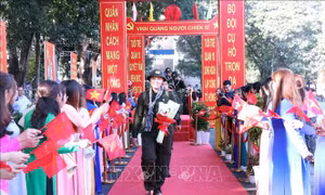 Quân khu 7 tổ chức giao nhận quân trang trọng, an toàn, đảm bảo 100% chỉ tiêu 