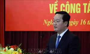 Chuẩn y ông Nguyễn Đức Trung giữ chức Bí thư Tỉnh ủy Nghệ An