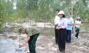 Khoanh vùng khu vực nghi có hố chôn liệt sĩ tại di tích Cấm An Sơn