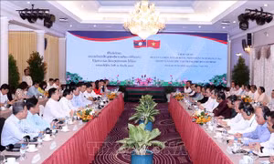 Lãnh đạo TP Hồ Chí Minh tiếp Đoàn cán bộ cấp cao Đảng Nhân dân Cách mạng Lào