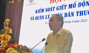 Tăng cường kiểm soát giết mổ động vật và quản lý buôn bán thuốc thú y
