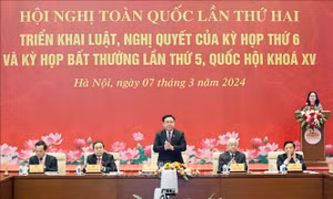 Hội nghị toàn quốc triển khai luật, nghị quyết mới được Quốc hội thông qua