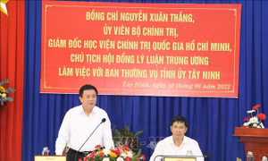 Tây Ninh: Tiếp tục quan tâm đào tạo, bồi dưỡng cán bộ