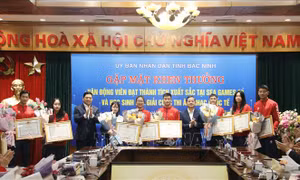 Khen thưởng các vận động viên, nghệ sĩ trẻ đạt thành tích xuất sắc
