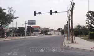Khẩn trương thi công nút giao thông ở Phú Thái, Kim Thành, Hải Dương