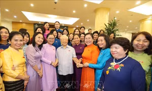 Tổng Bí thư Nguyễn Phú Trọng gặp mặt Nhóm nữ đại biểu Quốc hội Việt Nam khóa XV