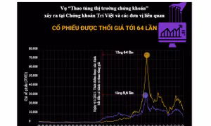 Nhóm cổ phiếu họ 'Louis' từng được 'đội lái' thổi giá lên tới 64 lần