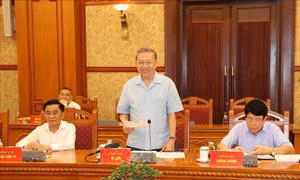 Tổng Bí thư, Chủ tịch nước Tô Lâm chủ trì cuộc họp Thường trực Tiểu ban Văn kiện Đại hội XIV của Đảng