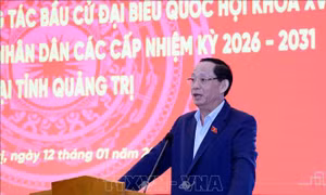 Phó Chủ tịch Quốc hội Trần Quang Phương giám sát, kiểm tra tại Quảng Trị