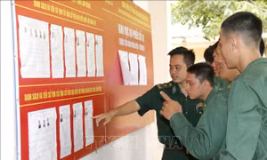 Lực lượng vũ trang chuẩn bị chu đáo cho bầu cử sớm