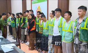 Triệt phá nhóm tội phạm nước ngoài về Hà Nội lừa đảo, đánh bạc xuyên biên giới