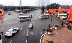 Đã bảo đảm tuyệt đối an toàn giao thông phục vụ Đại hội XIV của Đảng