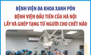 Bệnh viện đầu tiên của Hà Nội lấy và ghép tạng từ người cho chết não