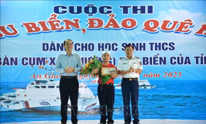 An Giang: Lan tỏa tình yêu biển đảo quê hương đến với học sinh