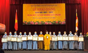 Học viện Phật giáo Việt Nam tại Hà Nội khai giảng năm học mới 