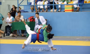 Gần 500 VĐV tham gia Giải vô địch trẻ Kurash quốc gia lần đầu tiên