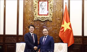 Chủ tịch nước tiếp Chủ tịch, Giám đốc điều hành Hãng thông tấn Yonhap 