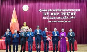 Đồng chí Võ Trọng Hải được bầu làm Chủ tịch UBND tỉnh Nghệ An
