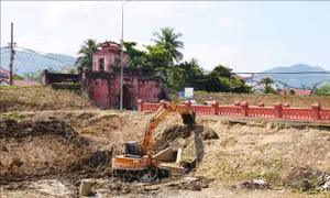 Nhiều 'nút thắt' khiến dự án tu bổ Thành cổ Diên Khánh chậm tiến độ