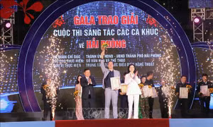 Trao giải Cuộc thi Sáng tác ca khúc về thành phố Hải Phòng